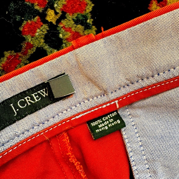 J. Crew Men’s Preppy Classic Fit embroidered Fish Pants 33x30 - Picture 4 of 6